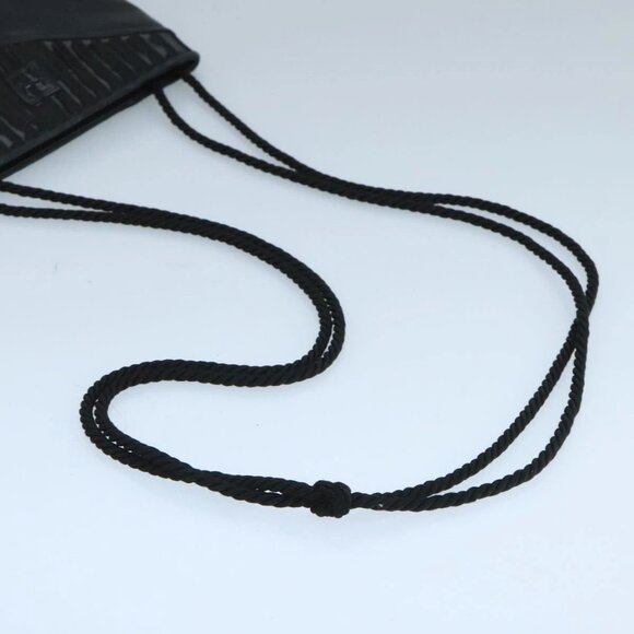 FENDI Shoulder Bag Leather Black Auth ti2515 - Picture 9 of 16